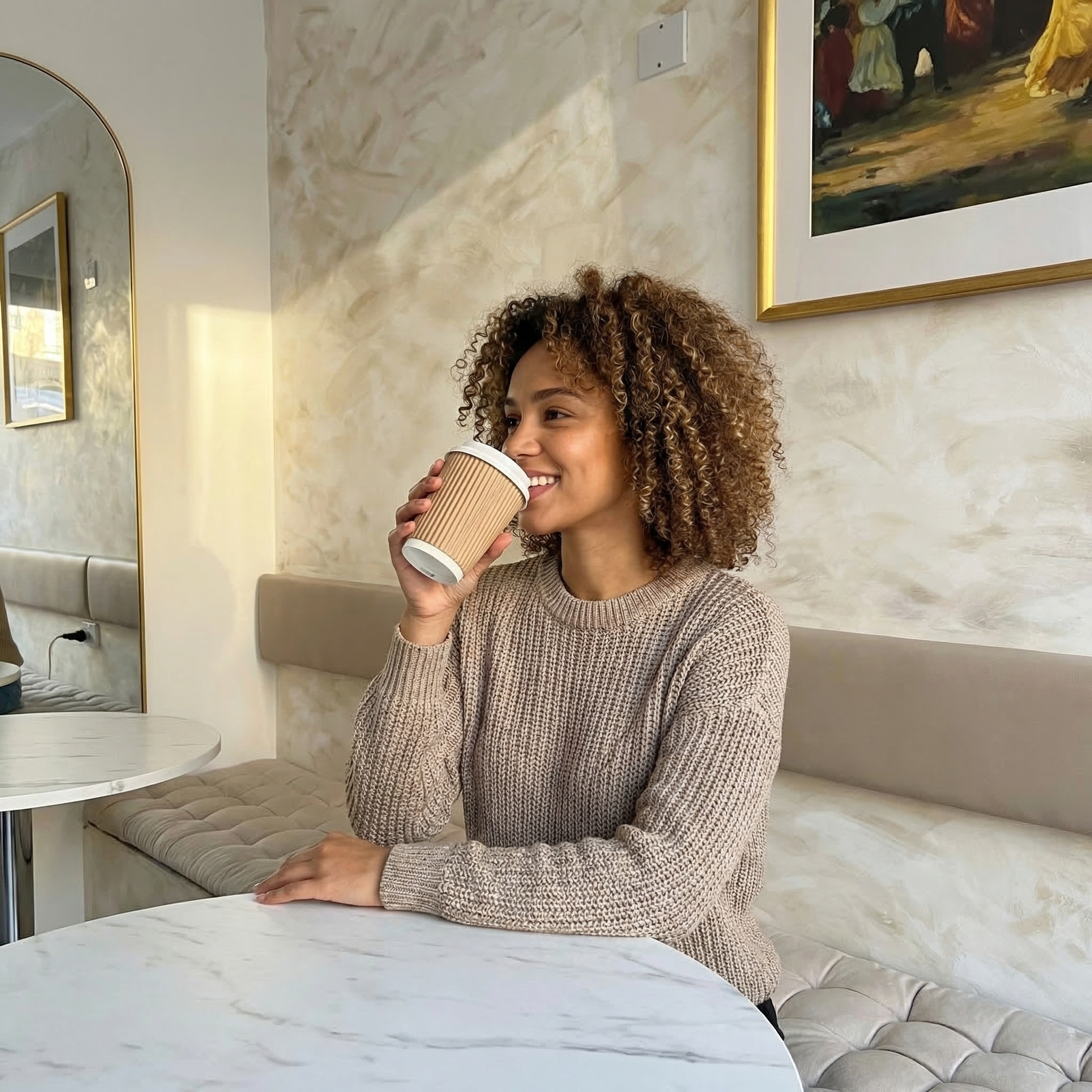 Customer at Base Wellness Cafe